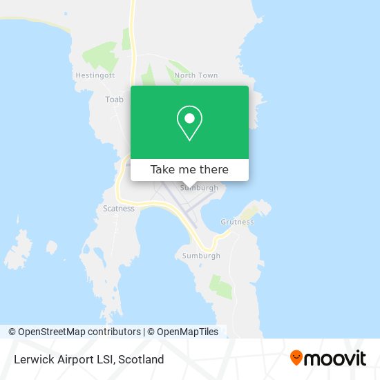 Lerwick Airport LSI map