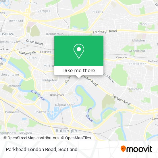 Parkhead London Road map