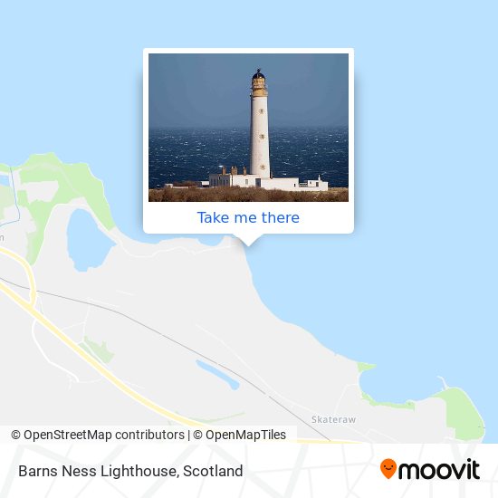 Barns Ness Lighthouse map