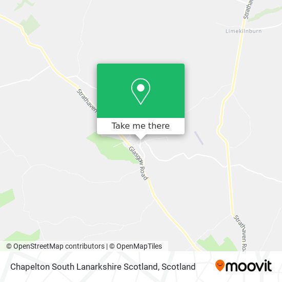 Chapelton South Lanarkshire Scotland map