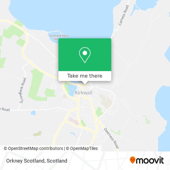 Orkney Scotland map