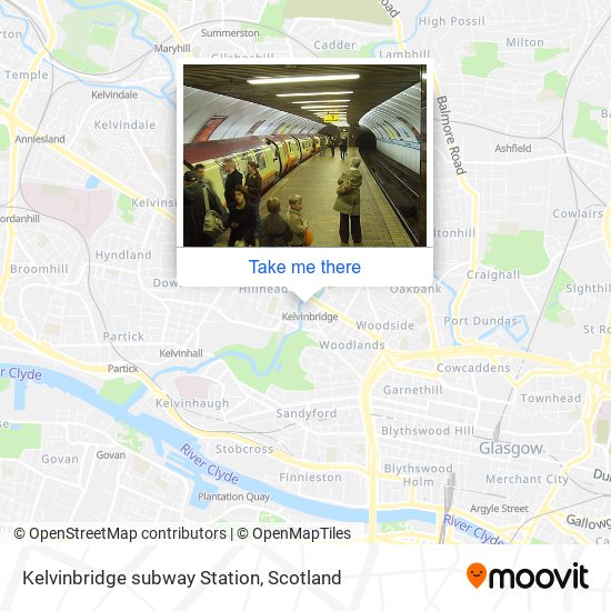Kelvinbridge subway Station map