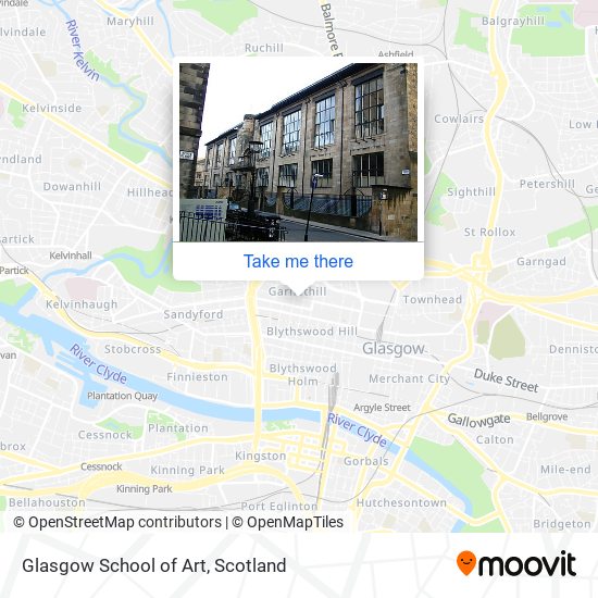 Glasgow School of Art map