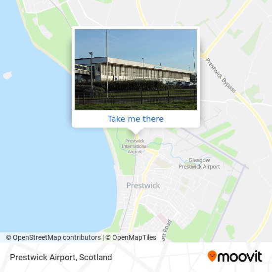 Prestwick Airport map