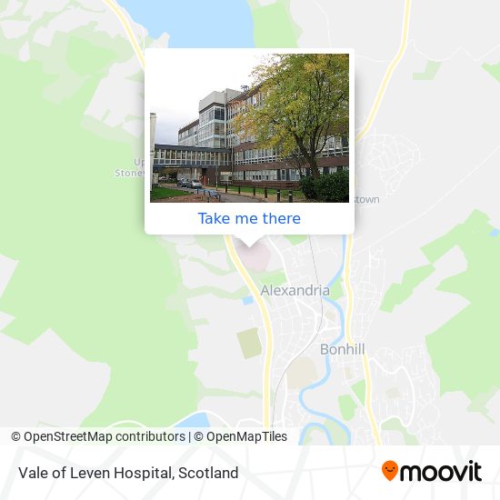 Vale of Leven Hospital map