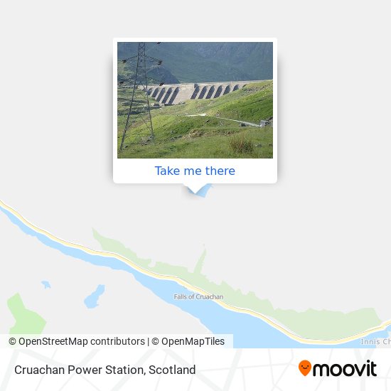 Cruachan Power Station map