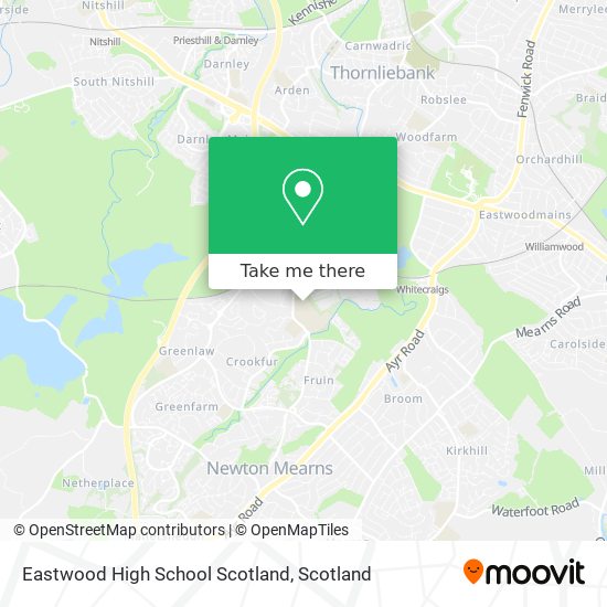 Eastwood High School Scotland map