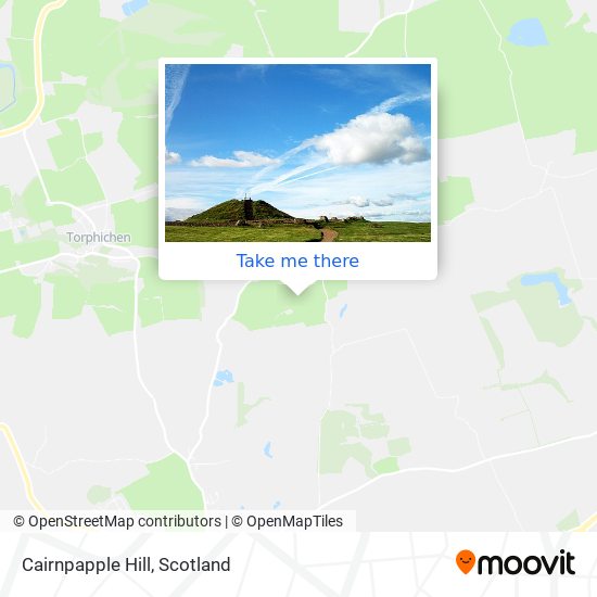 Cairnpapple Hill map