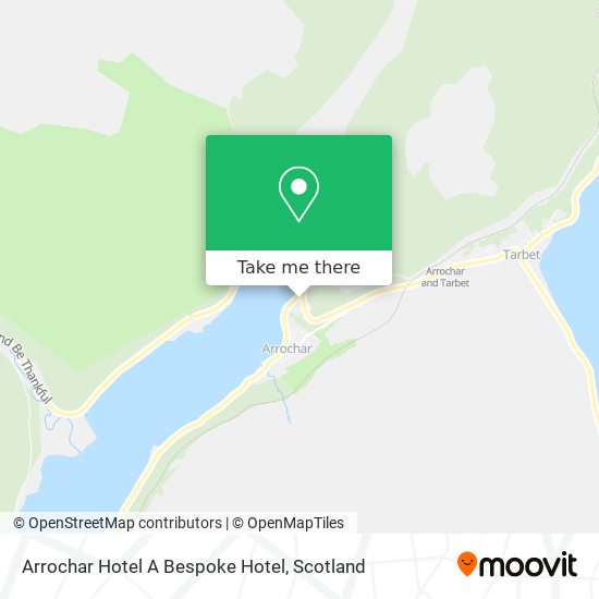 Arrochar Hotel A Bespoke Hotel map