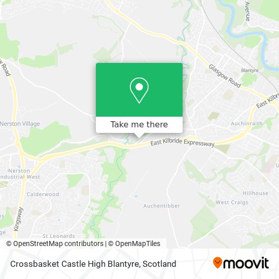 Crossbasket Castle High Blantyre map