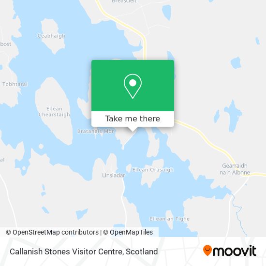 Callanish Stones Visitor Centre map