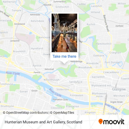 Hunterian Museum and Art Gallery map