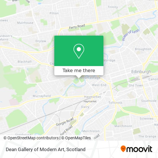 Dean Gallery of Modern Art map