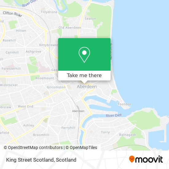 King Street Scotland map