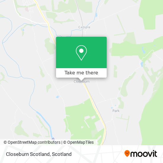 Closeburn Scotland map