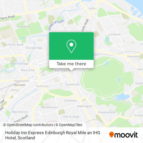Holiday Inn Express Edinburgh Royal Mile an IHG Hotel map