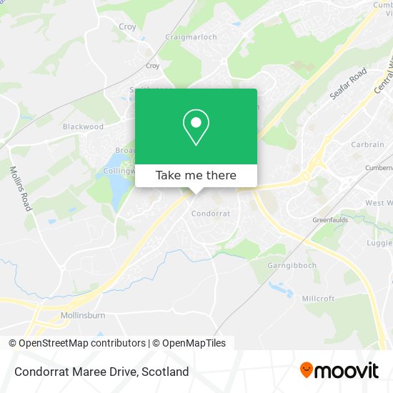 Condorrat Maree Drive map