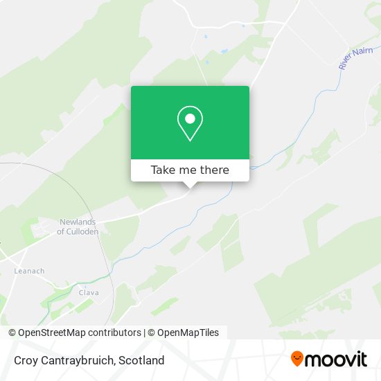 Croy Cantraybruich map