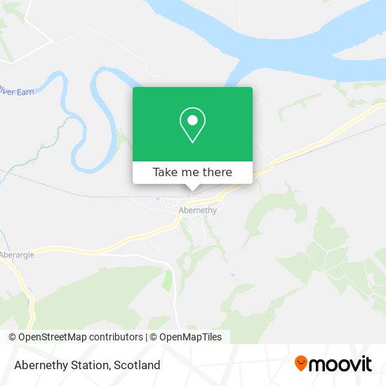 Abernethy Station map