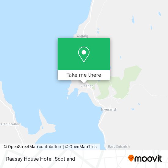 Raasay House Hotel map