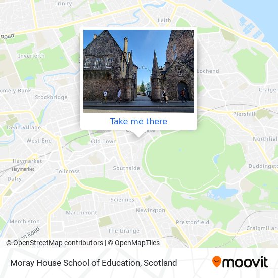 Moray House School of Education map