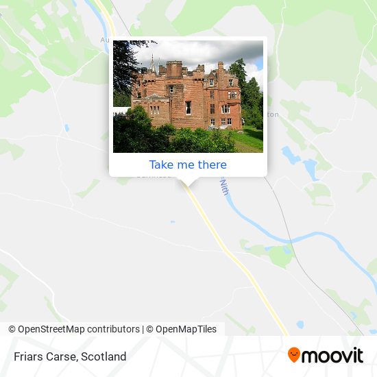 Friars Carse map