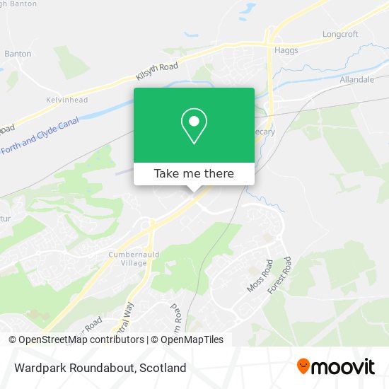 Wardpark Roundabout map