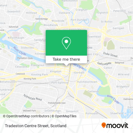 Tradeston Centre Street map