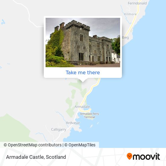 Armadale Castle map