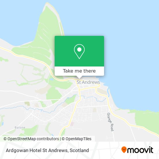 Ardgowan Hotel St Andrews map