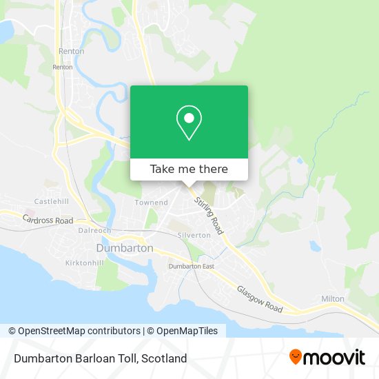 Dumbarton Barloan Toll map