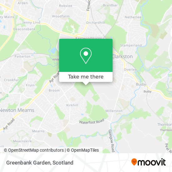 Greenbank Garden map