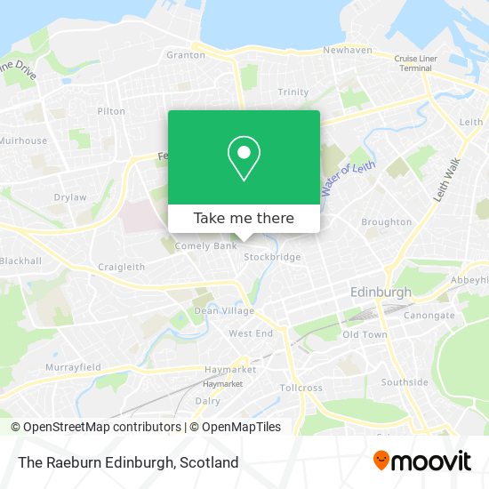 The Raeburn Edinburgh map