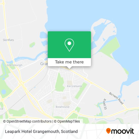 Leapark Hotel Grangemouth map