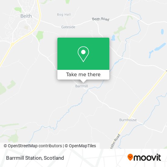 Barrmill Station map