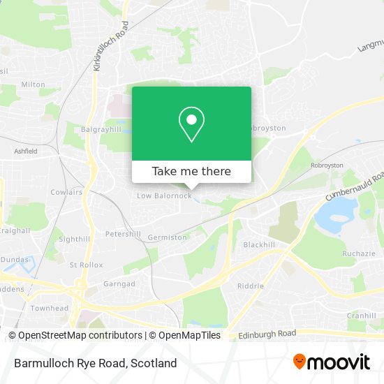 Barmulloch Rye Road map