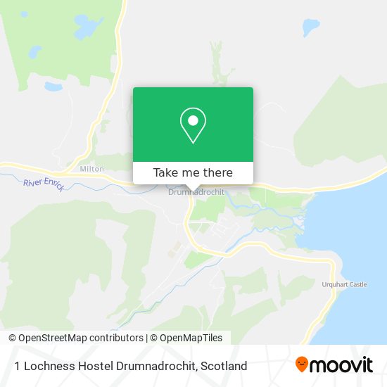 1 Lochness Hostel Drumnadrochit map