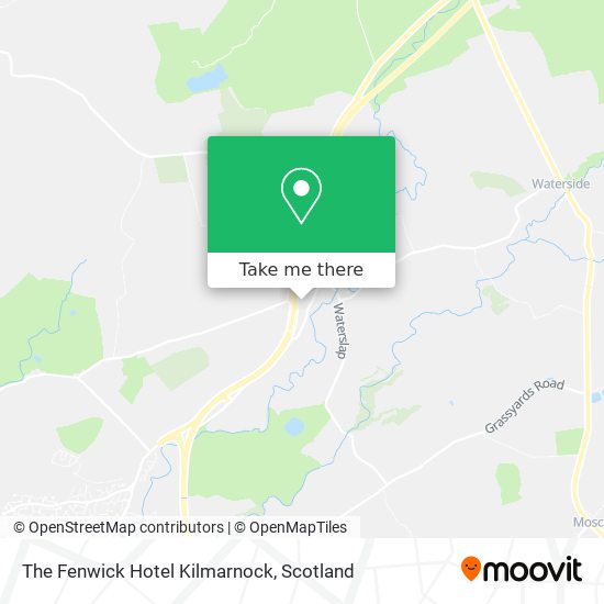 The Fenwick Hotel Kilmarnock map