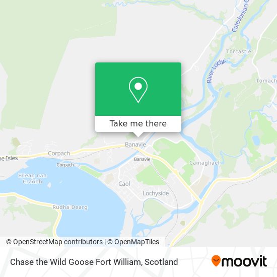 Chase the Wild Goose Fort William map