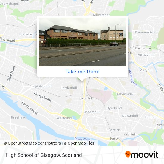 High School of Glasgow map