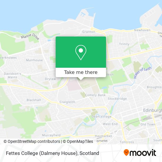 Fettes College (Dalmeny House) map