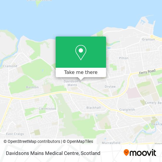 Davidsons Mains Medical Centre map