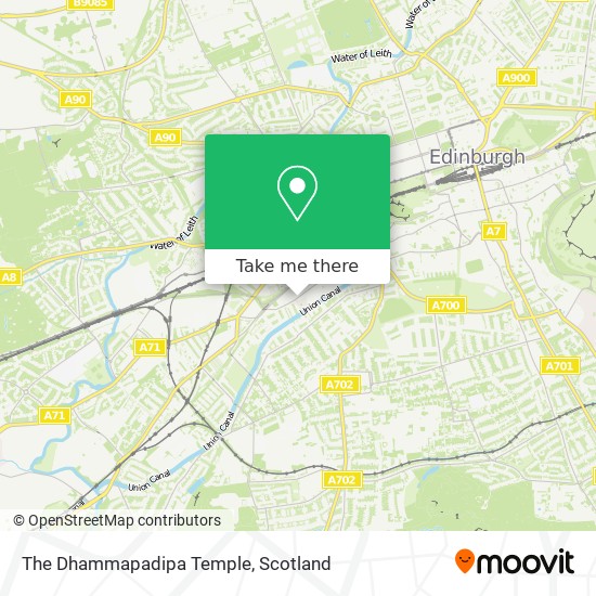 The Dhammapadipa Temple map