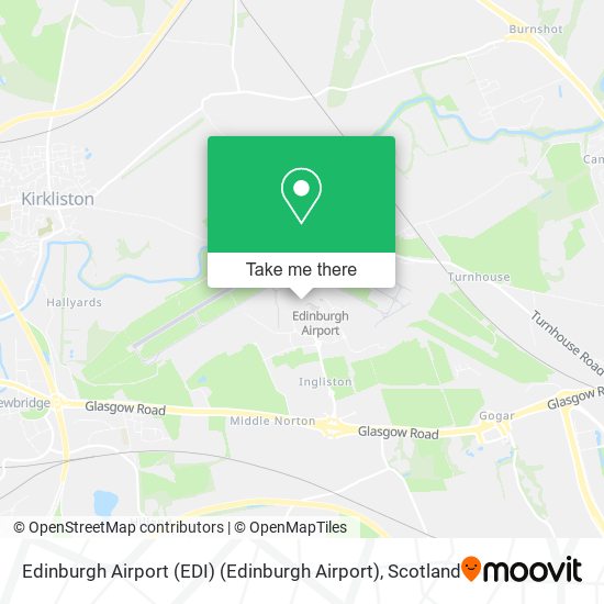 Edinburgh Airport (EDI) (Edinburgh Airport) map