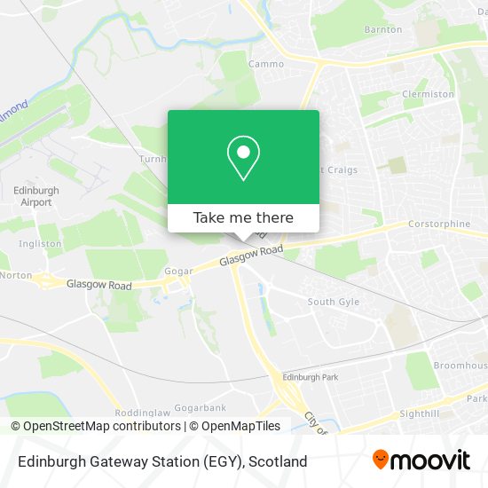 Edinburgh Gateway Station (EGY) map