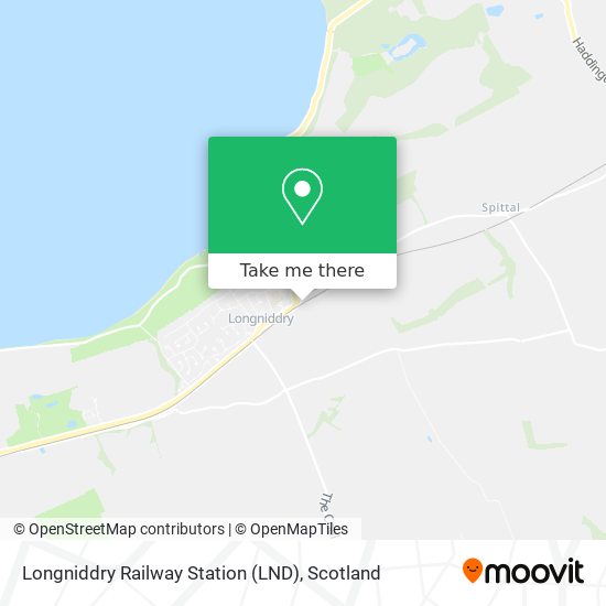 Longniddry Railway Station (LND) map