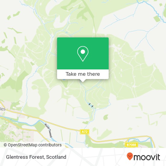 Glentress Forest map