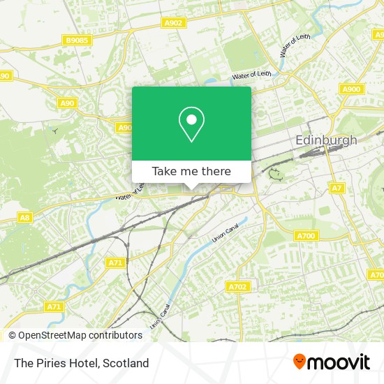 The Piries Hotel map
