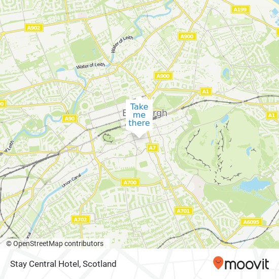 Stay Central Hotel map