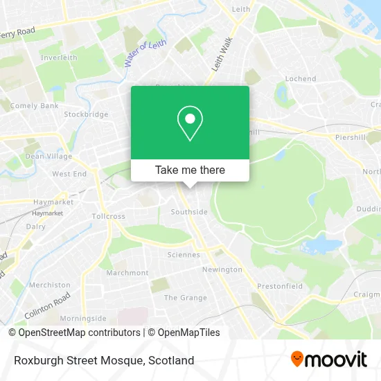 Roxburgh Street Mosque map